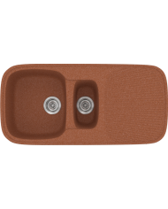 Sanitec Classic 301 Synthetic Granite Sink (97 X 50cm) Reversible