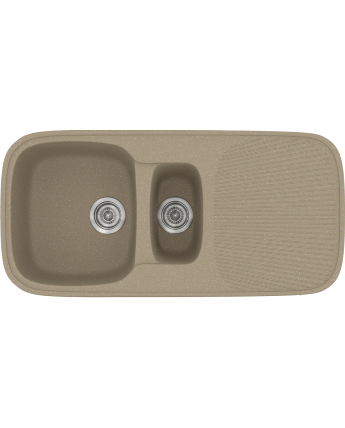 Sanitec Classic 301 Synthetic Granite Sink (97 X 50cm) Reversible