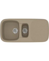 Sanitec Classic 301 Synthetic Granite Sink (97 X 50cm) Reversible