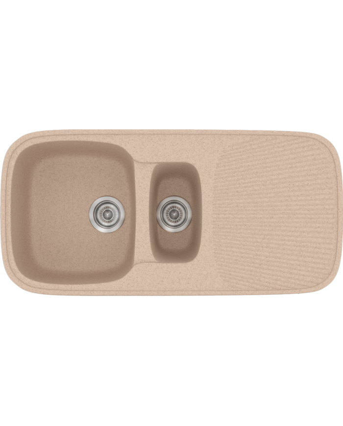 Sanitec Classic 301 Synthetic Granite Sink (97 X 50cm) Reversible