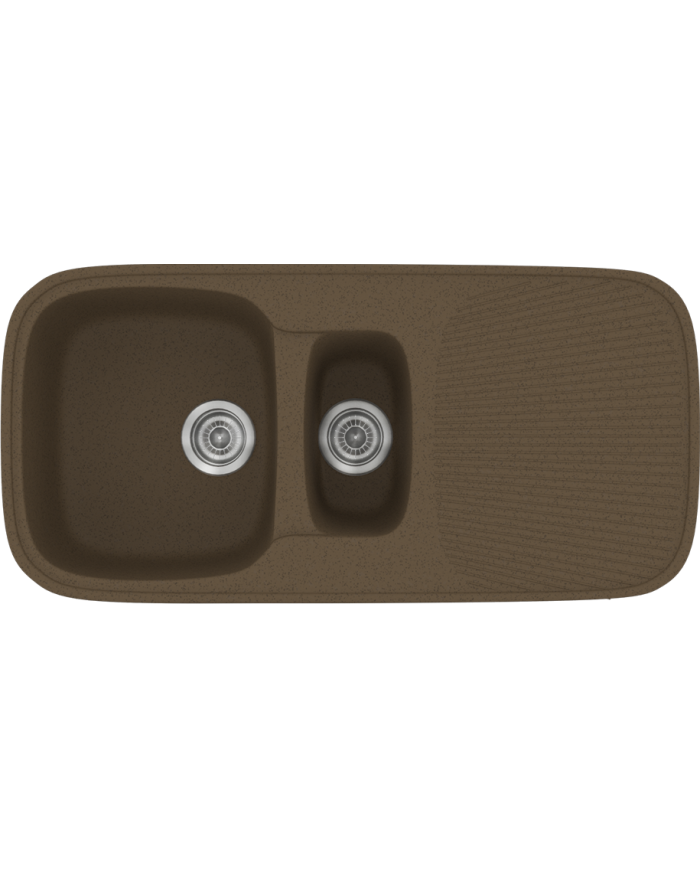 Sanitec Classic 301 Synthetic Granite Sink (97 X 50cm) Reversible