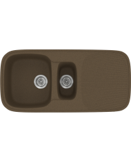 Sanitec Classic 301 Synthetic Granite Sink (97 X 50cm) Reversible