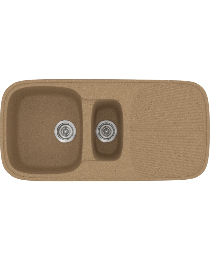 Sanitec Classic 301 Synthetic Granite Sink (97 X 50cm) Reversible