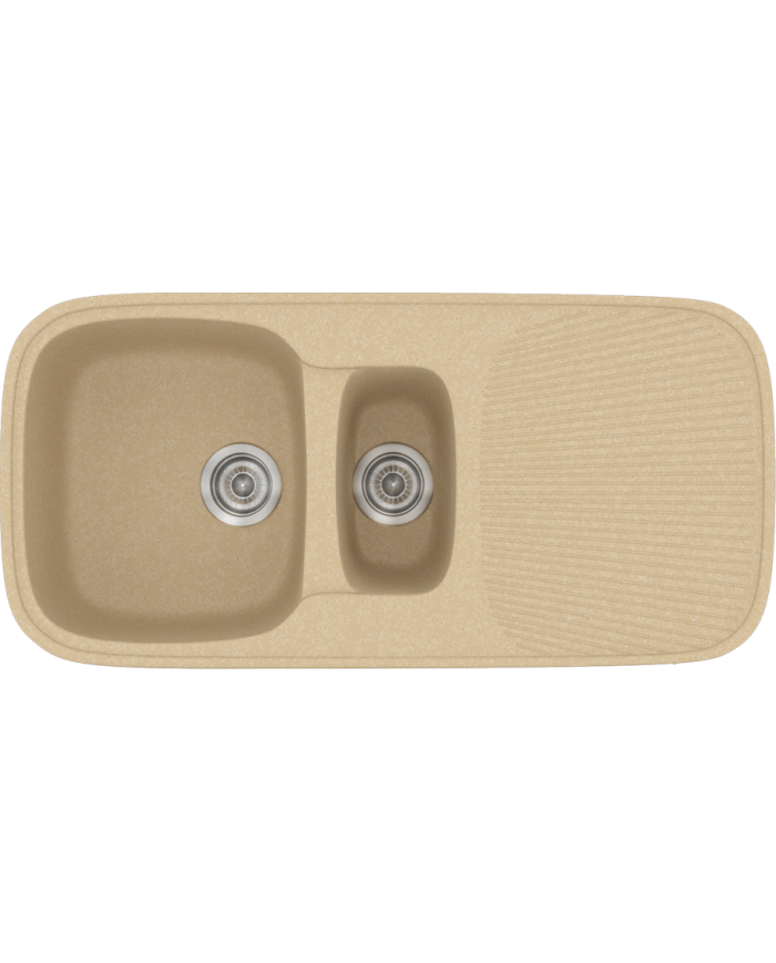 Sanitec Classic 301 Synthetic Granite Sink (97 X 50cm) Reversible