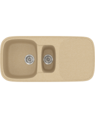 Sanitec Classic 301 Synthetic Granite Sink (97 X 50cm) Reversible