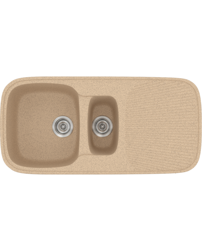 Sanitec Classic 301 Synthetic Granite Sink (97 X 50cm) Reversible