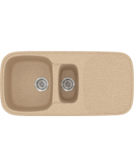 Sanitec Classic 301 Synthetic Granite Sink (97 X 50cm) Reversible