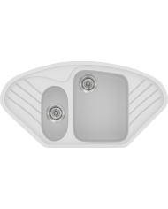 Νεροχύτης Συνθετικός Γρανίτης Sanitec Classic 302 (96 X 51cm) 'Ενθετος