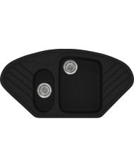 Νεροχύτης Συνθετικός Γρανίτης Sanitec Classic 302 (96 X 51cm) 'Ενθετος