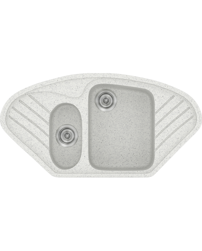 Νεροχύτης Συνθετικός Γρανίτης Sanitec Classic 302 (96 X 51cm) 'Ενθετος