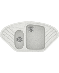 Νεροχύτης Συνθετικός Γρανίτης Sanitec Classic 302 (96 X 51cm) 'Ενθετος