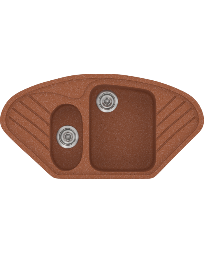 Νεροχύτης Συνθετικός Γρανίτης Sanitec Classic 302 (96 X 51cm) 'Ενθετος