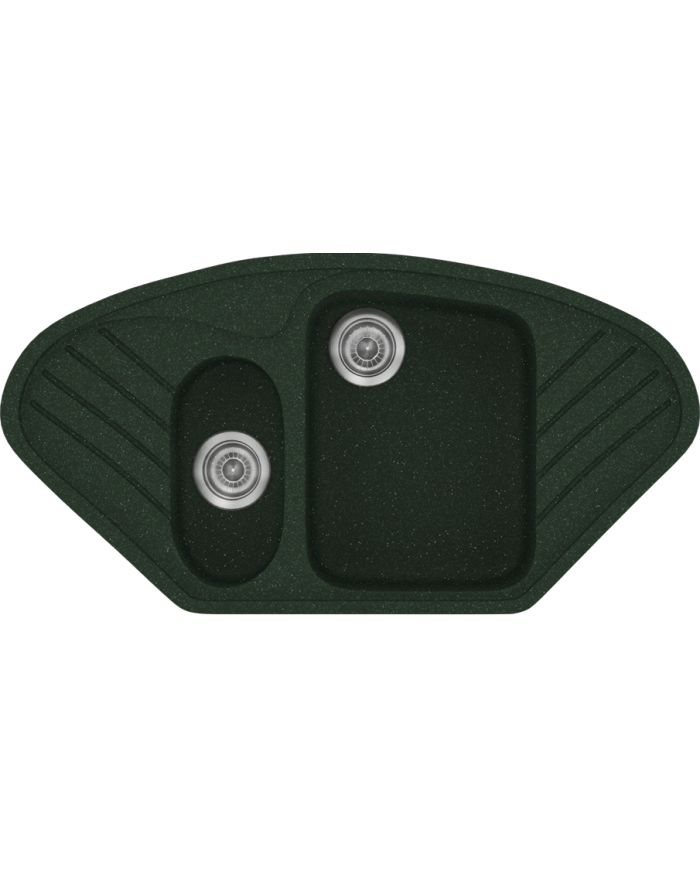 Νεροχύτης Συνθετικός Γρανίτης Sanitec Classic 302 (96 X 51cm) 'Ενθετος