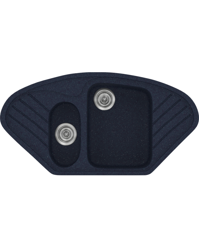 Νεροχύτης Συνθετικός Γρανίτης Sanitec Classic 302 (96 X 51cm) 'Ενθετος