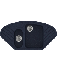 Νεροχύτης Συνθετικός Γρανίτης Sanitec Classic 302 (96 X 51cm) 'Ενθετος