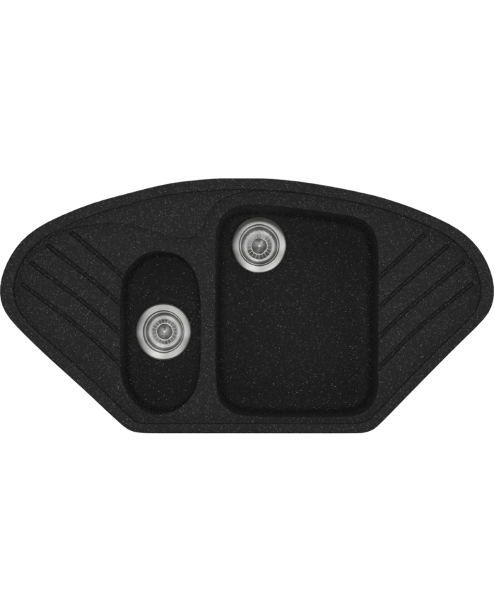 Νεροχύτης Συνθετικός Γρανίτης Sanitec Classic 302 (96 X 51cm) 'Ενθετος