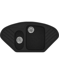 Νεροχύτης Συνθετικός Γρανίτης Sanitec Classic 302 (96 X 51cm) 'Ενθετος