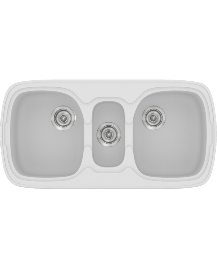 Νεροχύτης Συνθετικός Γρανίτης Sanitec Classic 303 (96 X 51cm)