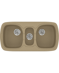 Νεροχύτης Συνθετικός Γρανίτης Sanitec Classic 303 (96 X 51cm)