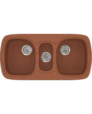 Νεροχύτης Συνθετικός Γρανίτης Sanitec Classic 303 (96 X 51cm)