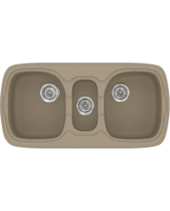 Νεροχύτης Συνθετικός Γρανίτης Sanitec Classic 303 (96 X 51cm)