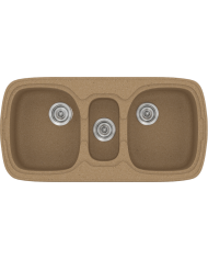 Νεροχύτης Συνθετικός Γρανίτης Sanitec Classic 303 (96 X 51cm)