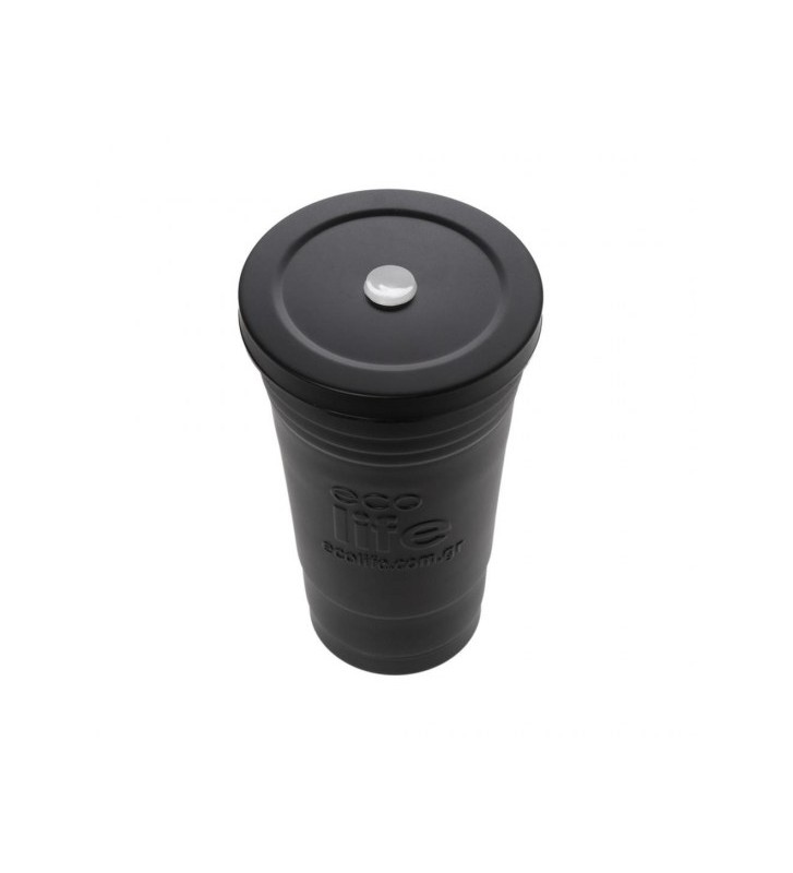 Thermos for drinks Ecolife Black thermos 480ml (matte)