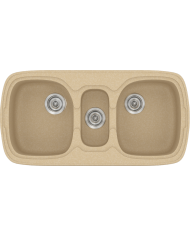 Νεροχύτης Συνθετικός Γρανίτης Sanitec Classic 303 (96 X 51cm)