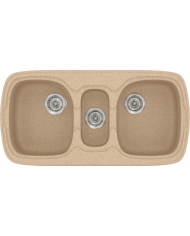 Νεροχύτης Συνθετικός Γρανίτης Sanitec Classic 303 (96 X 51cm)