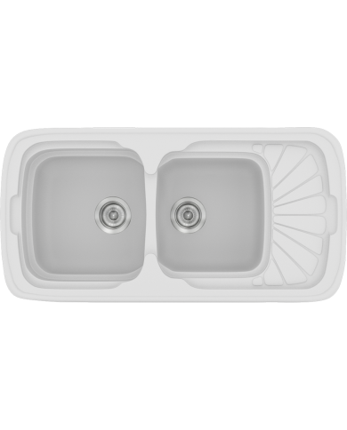 Νεροχύτης Συνθετικός Γρανίτης Sanitec Classic 304 (96 X 51cm)