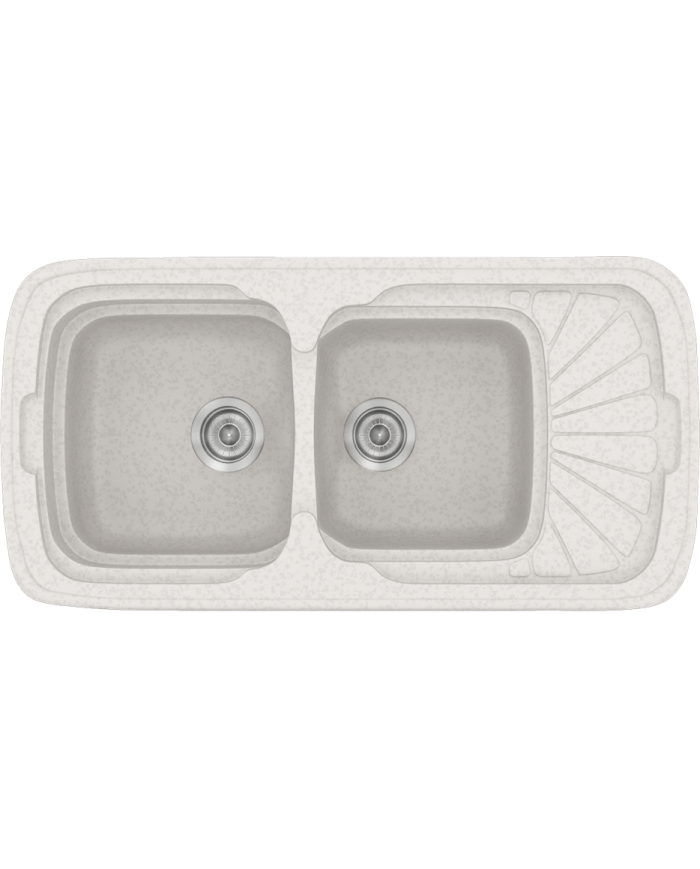 Νεροχύτης Συνθετικός Γρανίτης Sanitec Classic 304 (96 X 51cm)