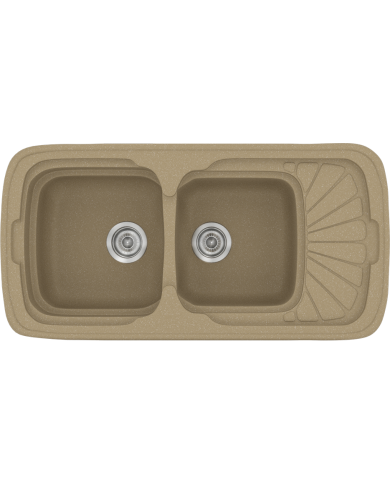 Νεροχύτης Συνθετικός Γρανίτης Sanitec Classic 304 (96 X 51cm)