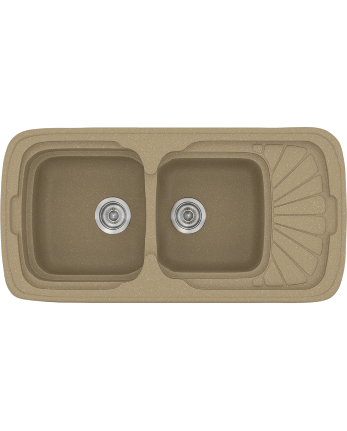 Νεροχύτης Συνθετικός Γρανίτης Sanitec Classic 304 (96 X 51cm)