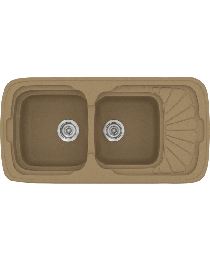 Νεροχύτης Συνθετικός Γρανίτης Sanitec Classic 304 (96 X 51cm)