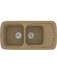 Νεροχύτης Συνθετικός Γρανίτης Sanitec Classic 304 (96 X 51cm)