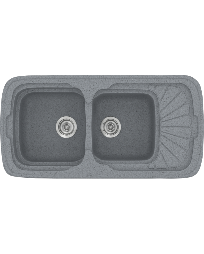 Νεροχύτης Συνθετικός Γρανίτης Sanitec Classic 304 (96 X 51cm)