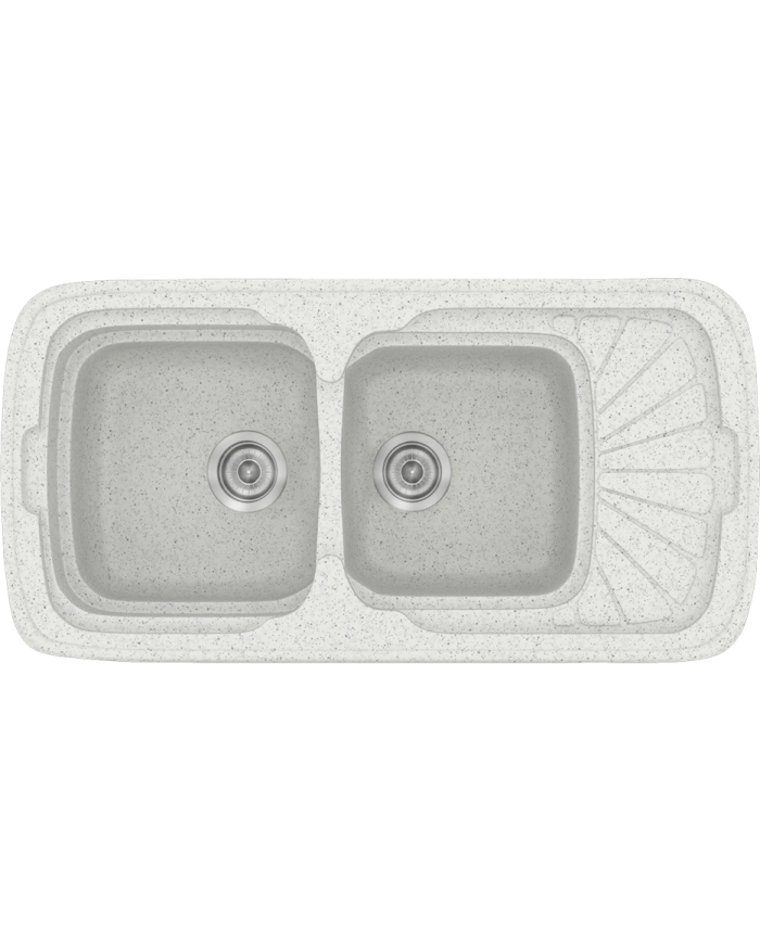 Νεροχύτης Συνθετικός Γρανίτης Sanitec Classic 304 (96 X 51cm)