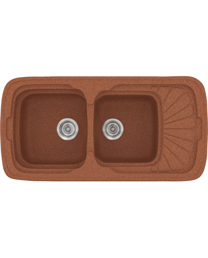 Νεροχύτης Συνθετικός Γρανίτης Sanitec Classic 304 (96 X 51cm)