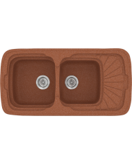 Νεροχύτης Συνθετικός Γρανίτης Sanitec Classic 304 (96 X 51cm)