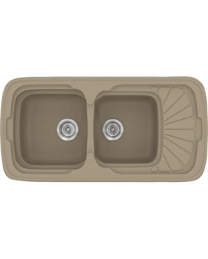 Νεροχύτης Συνθετικός Γρανίτης Sanitec Classic 304 (96 X 51cm)