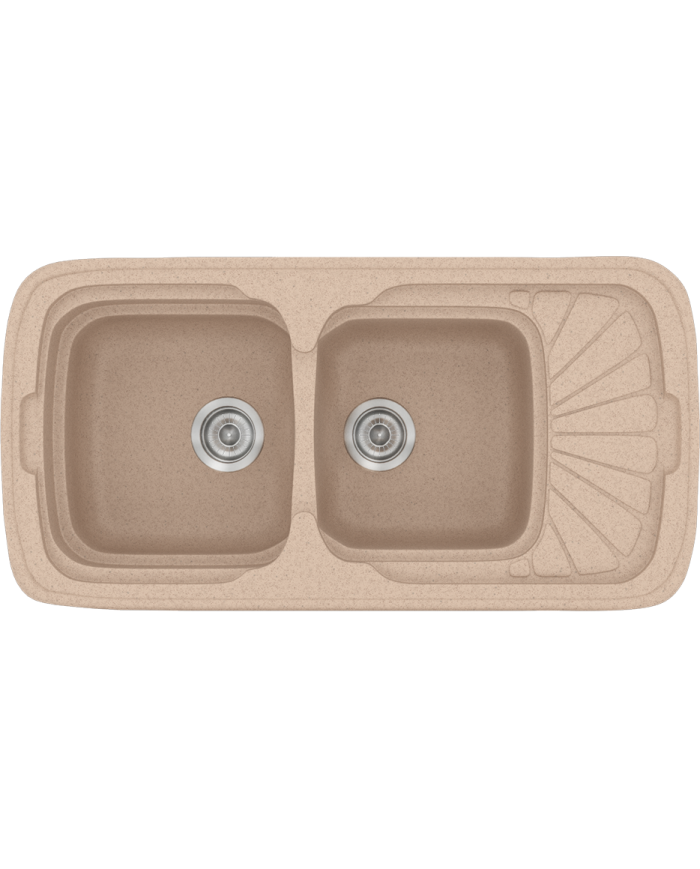 Νεροχύτης Συνθετικός Γρανίτης Sanitec Classic 304 (96 X 51cm)