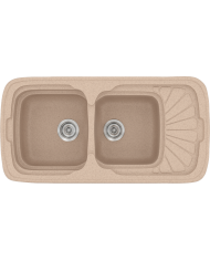 Νεροχύτης Συνθετικός Γρανίτης Sanitec Classic 304 (96 X 51cm)