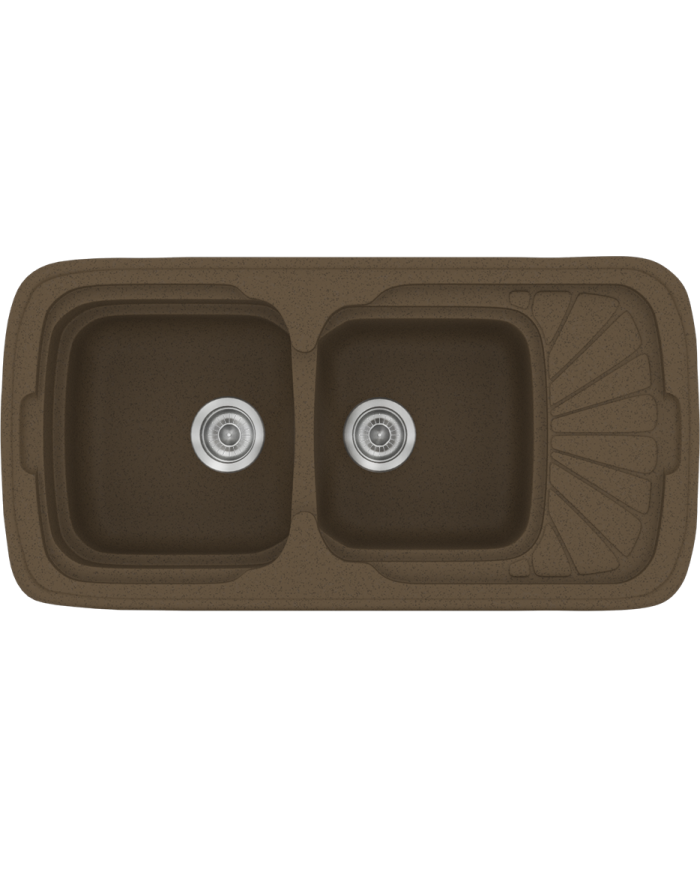 Νεροχύτης Συνθετικός Γρανίτης Sanitec Classic 304 (96 X 51cm)