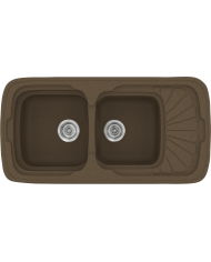 Νεροχύτης Συνθετικός Γρανίτης Sanitec Classic 304 (96 X 51cm)