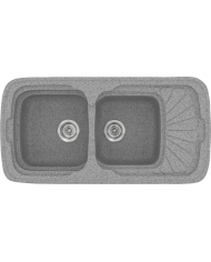 Νεροχύτης Συνθετικός Γρανίτης Sanitec Classic 304 (96 X 51cm)