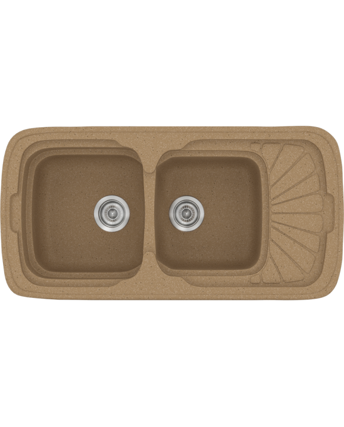 Νεροχύτης Συνθετικός Γρανίτης Sanitec Classic 304 (96 X 51cm)