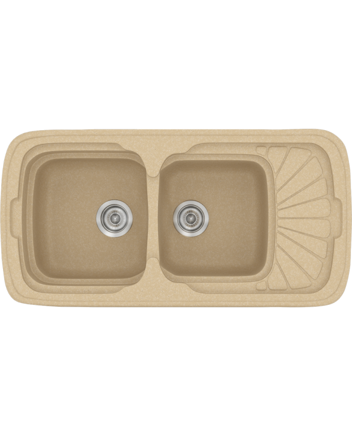 Νεροχύτης Συνθετικός Γρανίτης Sanitec Classic 304 (96 X 51cm)