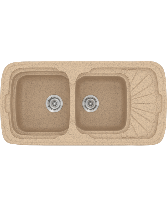 Νεροχύτης Συνθετικός Γρανίτης Sanitec Classic 304 (96 X 51cm)