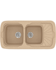 Νεροχύτης Συνθετικός Γρανίτης Sanitec Classic 304 (96 X 51cm)