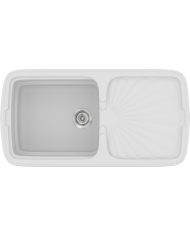 Νεροχύτης Συνθετικός Γρανίτης Sanitec Classic 306 (96 X 51cm)